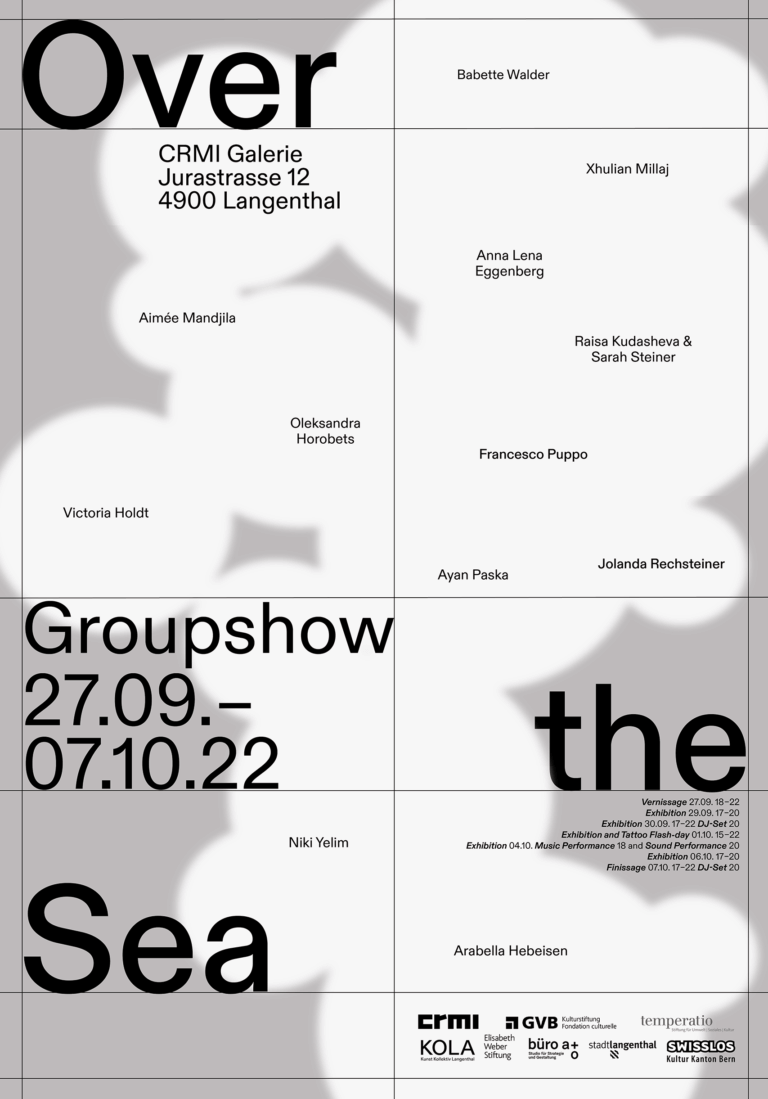 Flyer for the exhibition